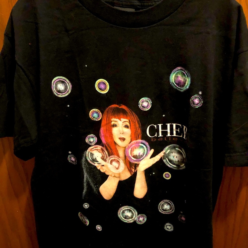 CHER t- shirt L. From Mpls tour! Collector !!